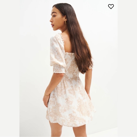 NWT Reformation Elle Mini Dress in Abalone (Size 2) - Picture 2 of 6